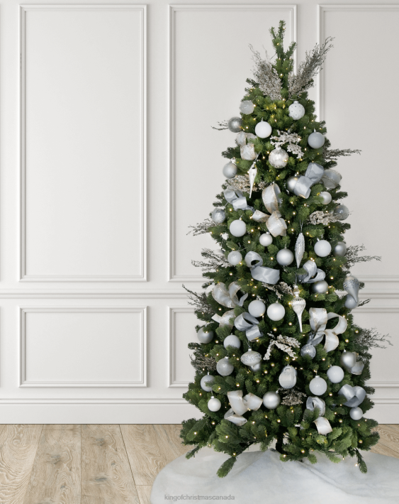 King of Christmas Accessories White Shatterproof Ornaments (48 Pack) DBVN128