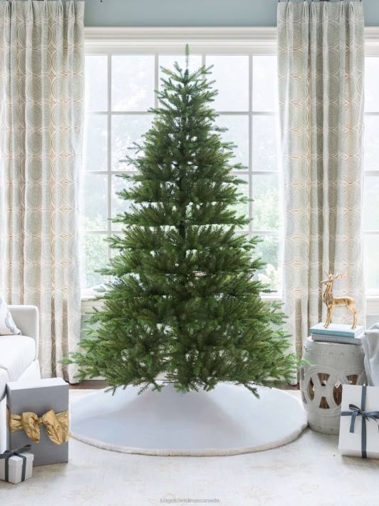 King of Christmas Accessories 7.5' Alpine Fir Artificial Christmas Tree 800 Warm White Led Lights DBVN2