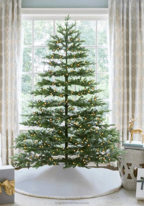 King of Christmas Accessories 7.5' Rushmore Fir Artificial Christmas Tree 750 Warm White Led Lights DBVN24