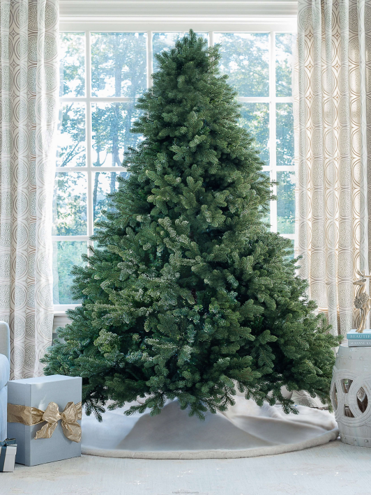 King of Christmas Accessories 7.5' Cypress Spruce Artificial Christmas Tree Unlit DBVN6