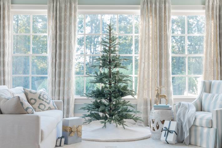 King of Christmas Accessories 9' Noble Fir Artificial Christmas Tree Unlit DBVN43