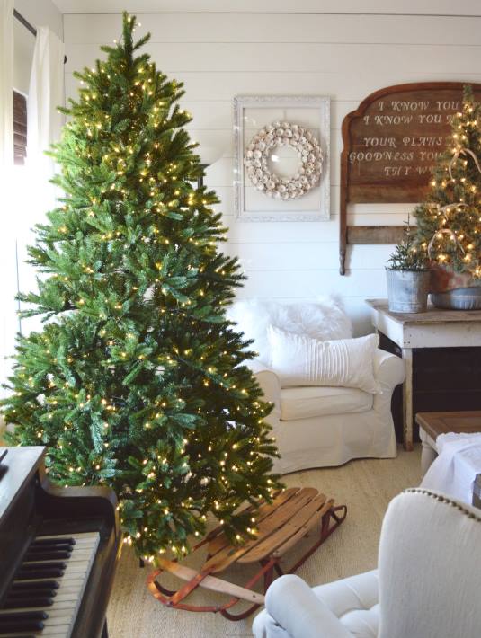 King of Christmas Accessories OPEN BOX 7.5' Fraser Fir Quick-Shape Artificial Christmas Tree Unlit DBVN42