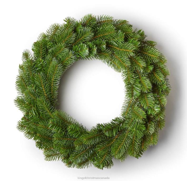 King of Christmas Accessories 36" Douglas Fir Wreath With 150 Warm White LED Lights (Plug Operated) DBVN67
